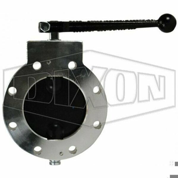 Dixon Butterfly Valve, 8 in Nominal, TTMA Flange End Style WD801ALV